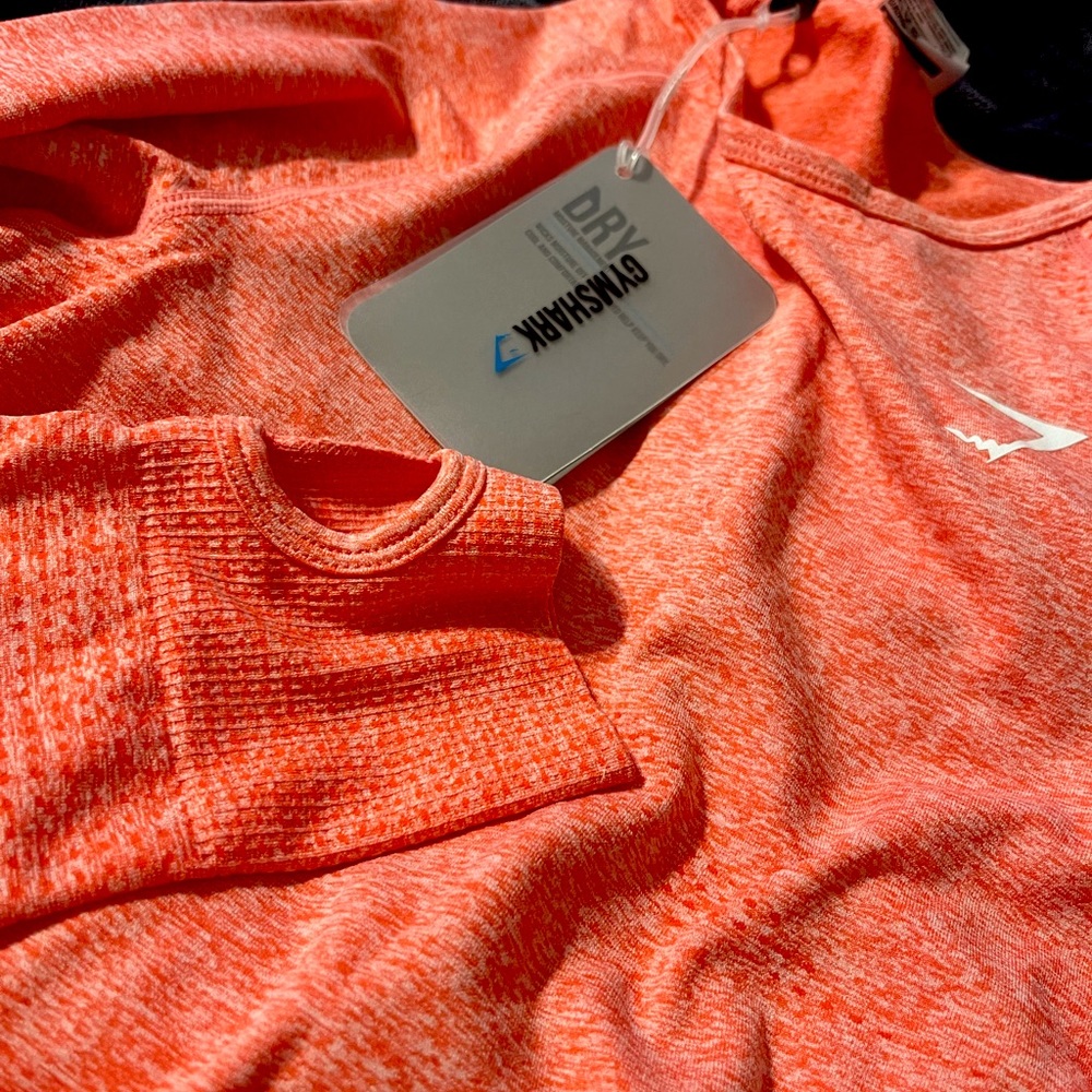 Gymshark crop top vital seamless NWT
